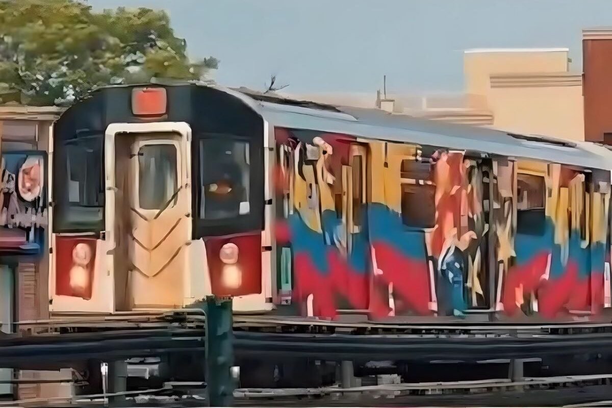 La línea 7 del metro de Nueva York se pintó con los colores de Ecuador. Foto: Captura de Pantalla