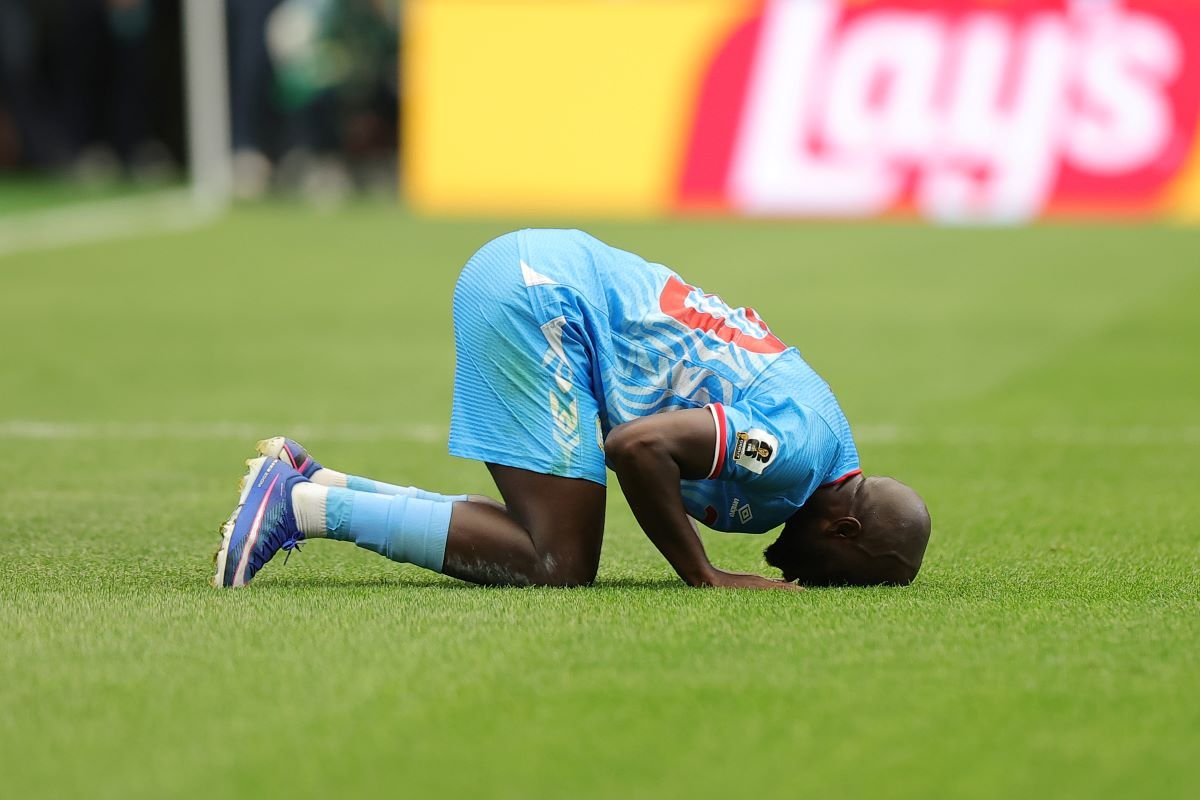 Yoane Wissa anotó el primer gol del Congo en un Mundial. Foto: FIFA