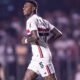 Robert Arboleda jugando con la camiseta de São Paulo. Foto; Redes sociales de Robert Arboleda