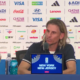 Sebastián Beccacece en la rueda de prensa del partido frente a Alemania. Foto: Captura de pantalla SportsCenter