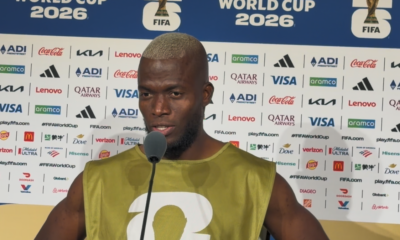 Enner Valencia en zona mixta tras la derrota contra Costa de Marfil. Foto: Captura de pantalla