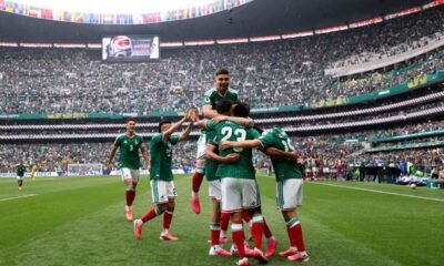 México gana en su debut mundialista frente a Sudáfrica. Foto: FIFA