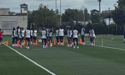 Los jugadores de Ecuador en Columbus.