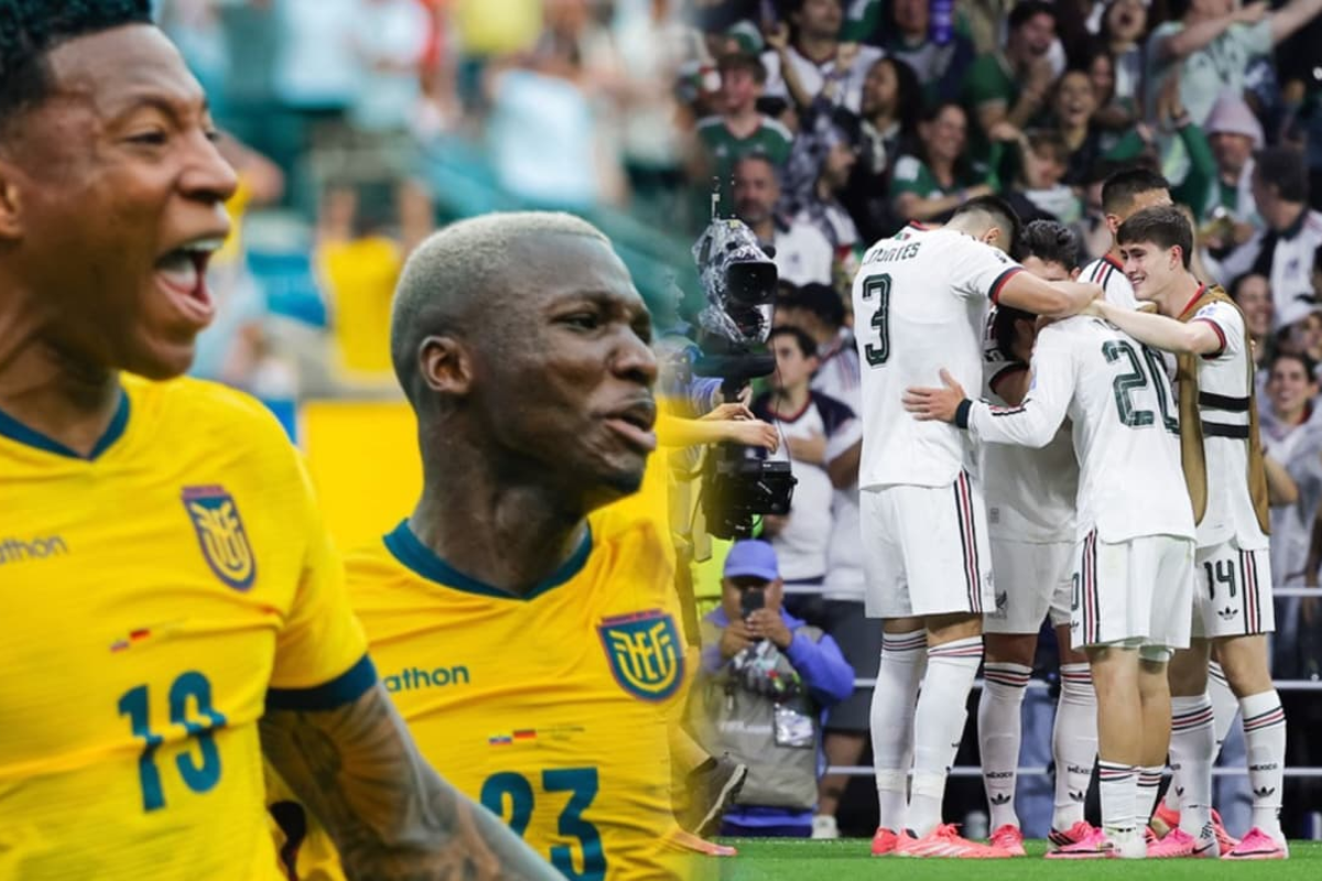 Ecuador vs México por los 16vos de final. Foto: Redes sociales