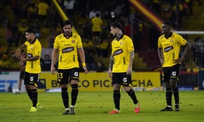 Barcelona SC en la derrota 1-0 ante Liga de Quito el 26 de julio del 2026. Foto API