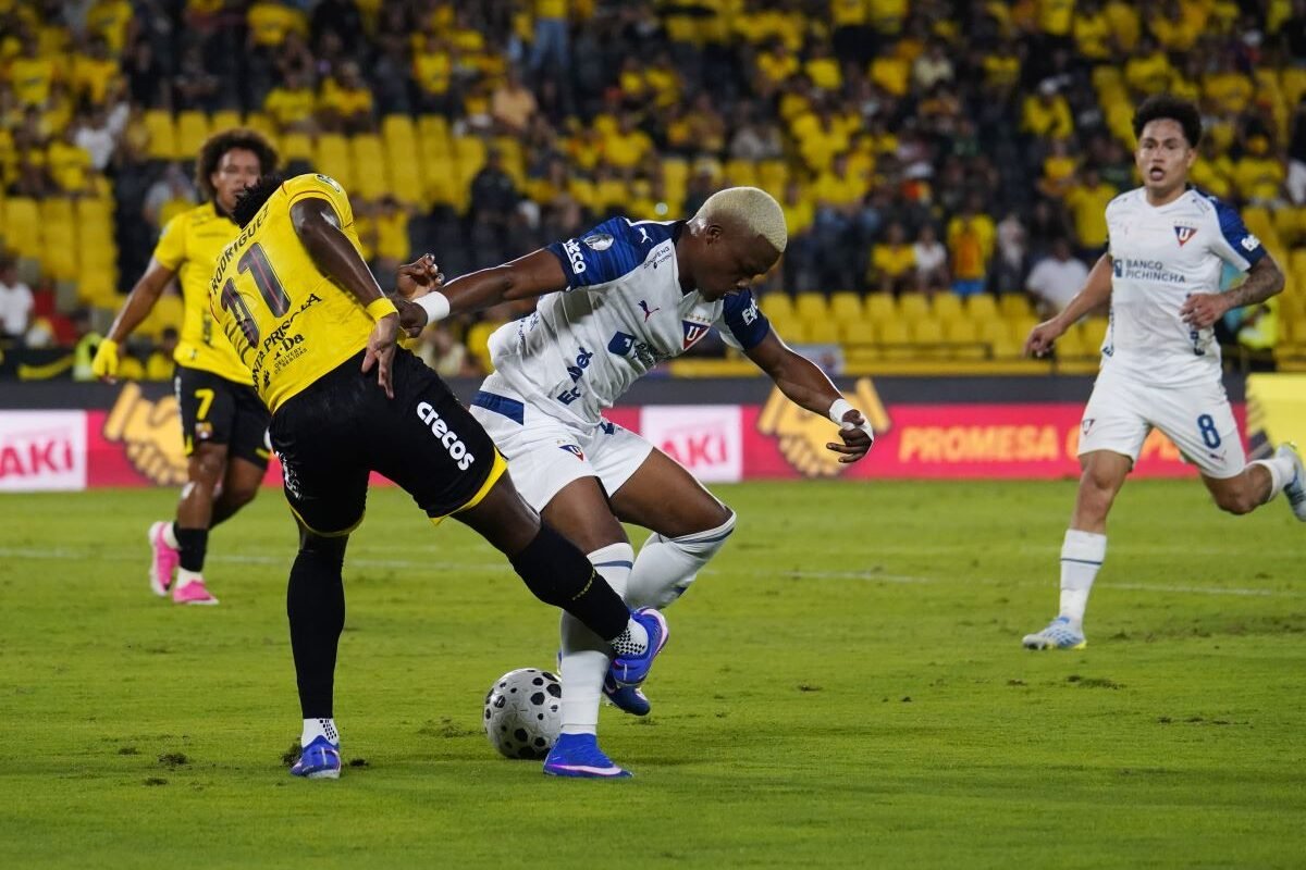 Barcelona SC y Liga de Quito el domingo 26 de julio por la fecha 22 de la LigaPro. Foto API