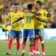 Los jugadores de la Selección de Colombia festejan el gol ante Ghana. Foto: Conmebol