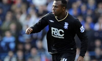 Christian Benítez en su paso por el Birmingham FC de la Premier League. Foto Birmingham FC