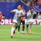 El gol de cabezazo de Enzo Fernández le da la clasificación a Argentina. Foto Conmebol