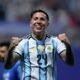 Enzo Fernandéz le dio el gol agónico de la clasificación a Argentina. Foto Selección de Argentina