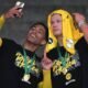 Erling Haaland y Jude Bellingham celebrando la copa Alemania en el Borussia Dortmund 2021. Foto: Borussia Dortmund
