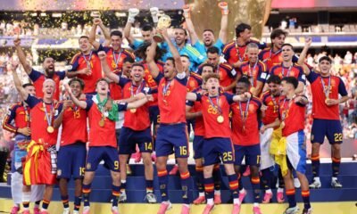 España consiguió su segunda estrella tras derrotar a Argentina en la final del Mundial 2026. Foto FIFA