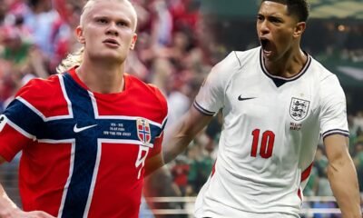 Inglaterra y Noruega llegan en un gran momento a cuartos. Foto Selección de Noruega y Selección de Inglaterra