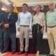 Jefferson Pérez junto a los otros directivos del COE. Foto: Paso de Oro