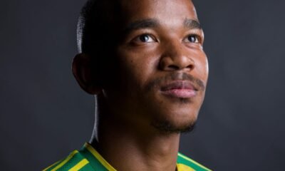 Jayden Adams fue seleccionado de Sudáfrica y disputó 16vos con el equipo africano. Foto Selección de Sudáfrica