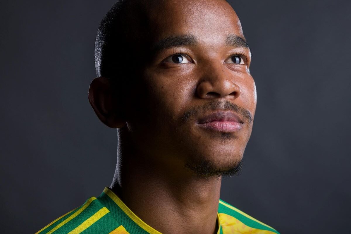 Jayden Adams fue seleccionado de Sudáfrica y disputó 16vos con el equipo africano. Foto Selección de Sudáfrica