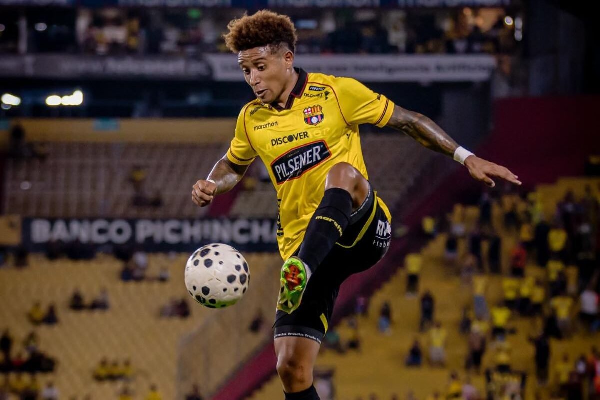 Jonnathan Mina llegó a Barcelona SC en enero de 2026. Foto: Barcelona Sporting Club