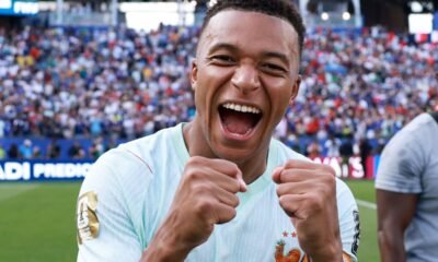 Kylian Mbappé tras el triunfo de Francia ante Marruecos. Foto Selección de Francia
