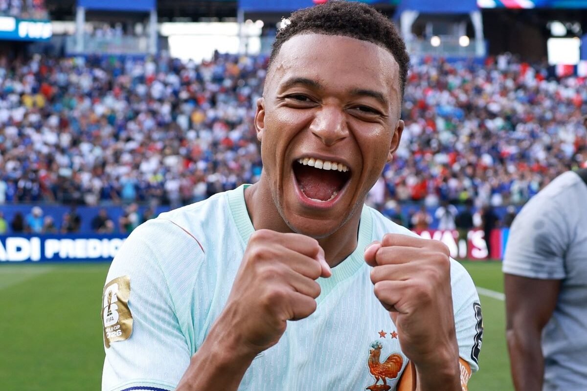 Kylian Mbappé tras el triunfo de Francia ante Marruecos. Foto Selección de Francia