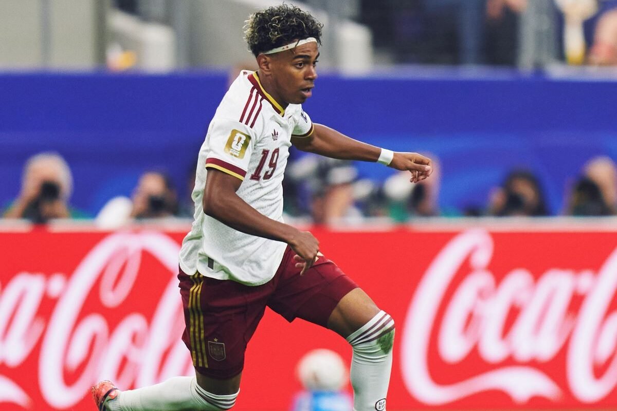 Lamine Yamal en su partido con España ante Francia por la semifinal del Mundial. Foto Selección de España