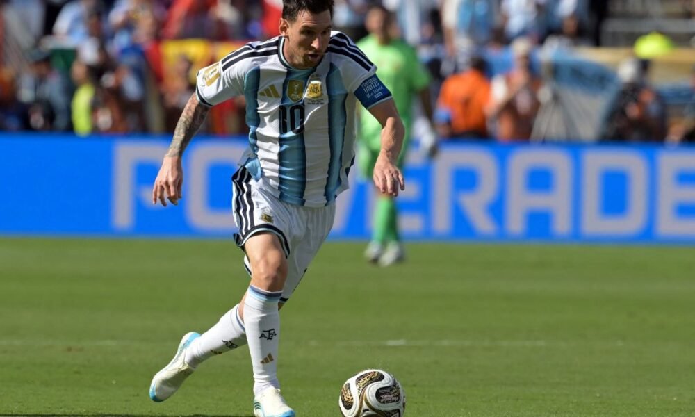 Lionel Messi en su partido ante España por la final del Mundial 2026. Foto Conmebol