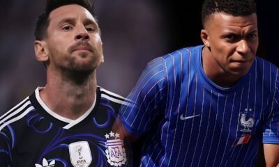 Lionel Messi y Kylian Mbappé en el Mundial. Foto: FIFA