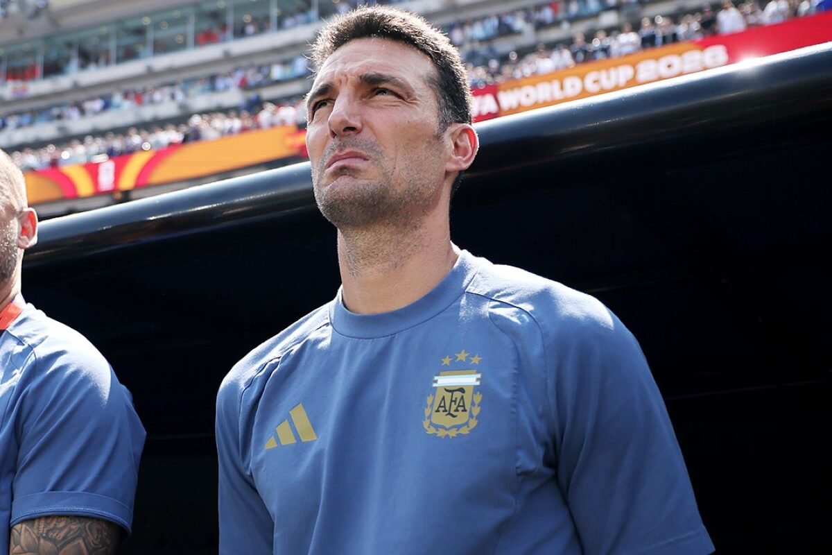 Lionel Scaloni en su partido ante España por la final del Mundial. Foto Selección de Argentina