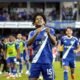 Luis Fragozo celebrando su gol ante Liga de Quito el 25 de abril del 2026. Foto Emelec