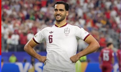 Mikel Merino celebra el gol de España ante Portugal. Foto: FIFA
