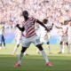 Folarin Balogun celebrando su gol anotado frente a Bosnia. Foto: FIFA