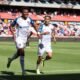 Michael Estrada en su hat trick ante Leones FC por Copa Ecuador. Foto API
