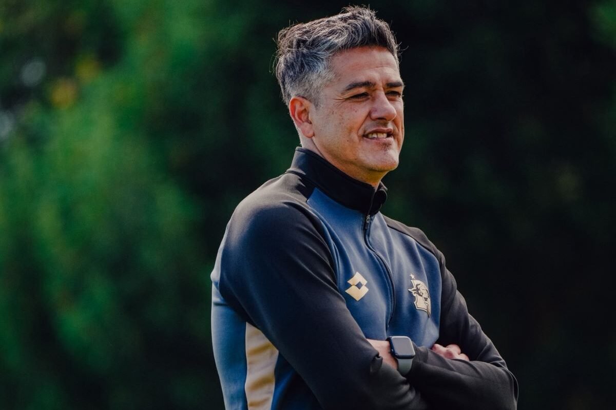 Norberto Araujo en los entrenamientos de Aucas este 30 de julio de 2026. Foto SD Aucas