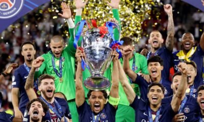 PSG levantando su segunda Champions League en 2026. Foto UEFA Champions League