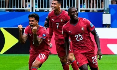 Portugal en la primera victoria de este Mundial ante RD Congo. Foto: Selección de Portugal