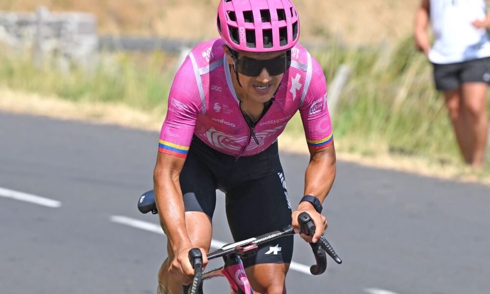 Richard Carapaz en la etapa 10 del Tour de Francia. Foto Richard Carapaz