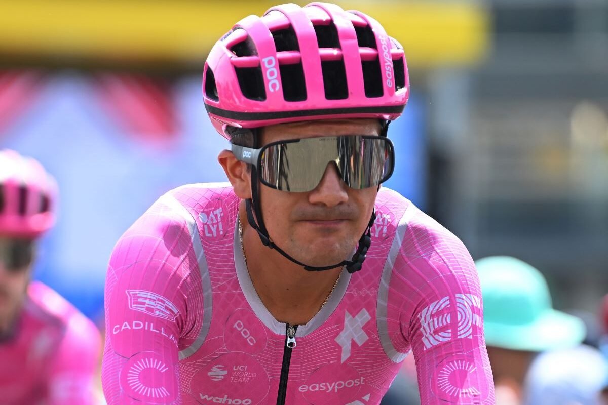 Richard Carapaz en la etapa 12 del Tour de Francia 2026. Foto Richard Carapaz