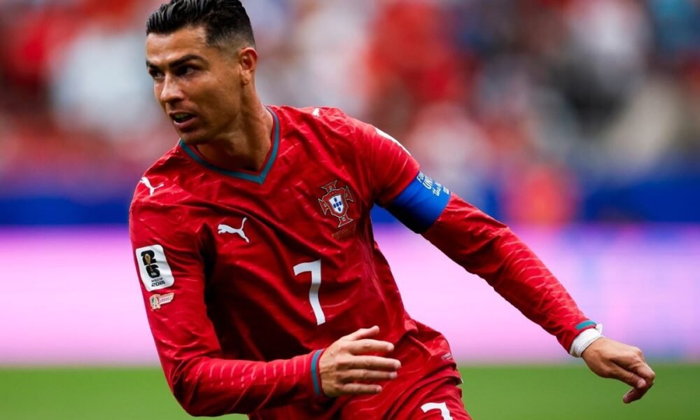 Cristiano Ronaldo en su partido debut ante RD Congo en el Mundial. Foto: Cristiano Ronaldo
