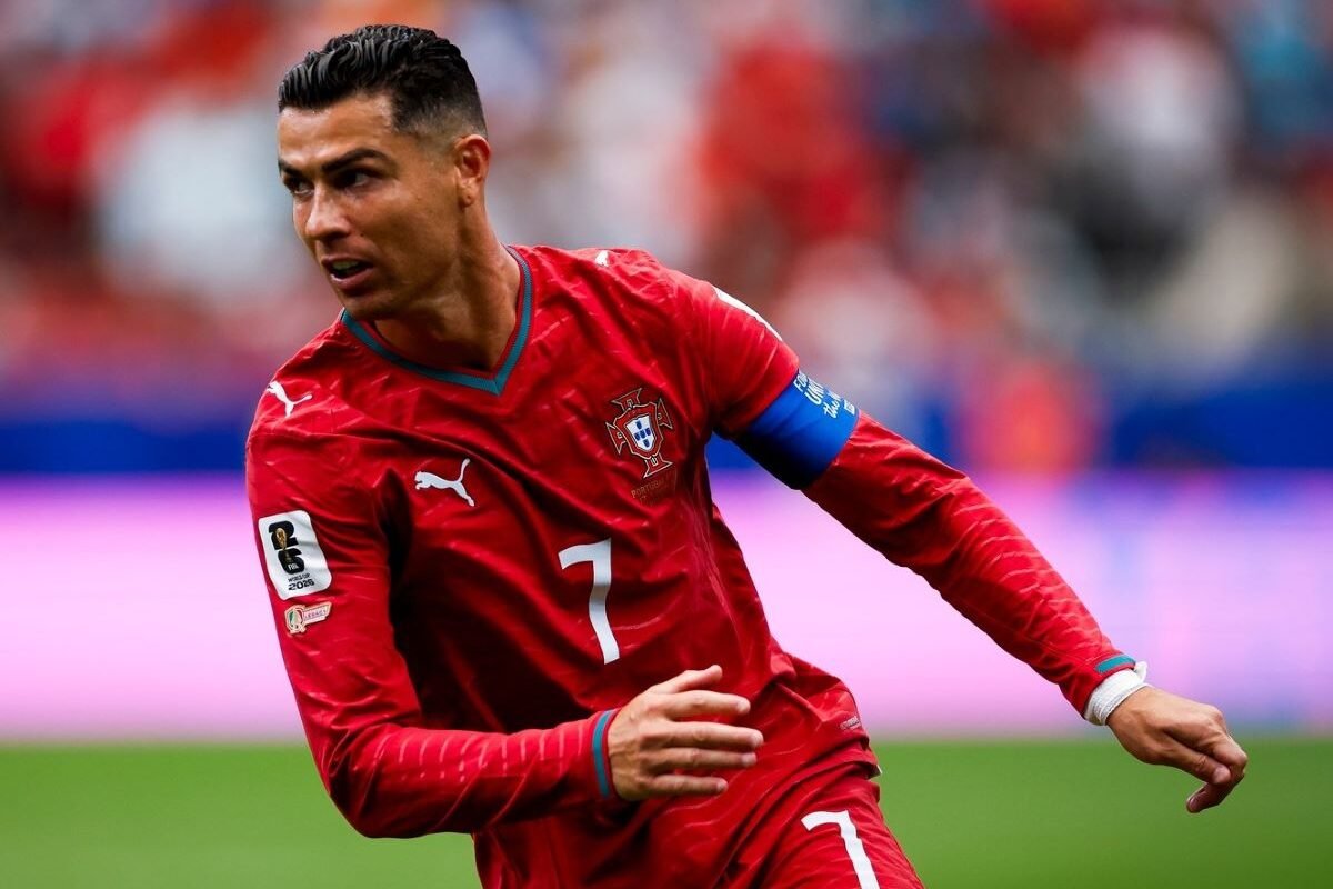 Cristiano Ronaldo en su partido debut ante RD Congo en el Mundial. Foto: Cristiano Ronaldo