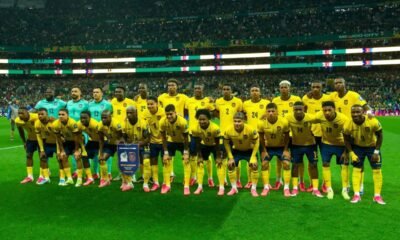 La Selección de Ecuador en su último partido del Mundial ante México, el 30 de junio. Foto: La Tri