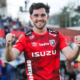 Emiliano Griffa celebrando el gol de la victoria sobre Universidad Católica. Foto: Leones del Norte