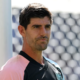 Thibaut Courtois calentando previa al partido frente a Estados Unidos. Foto: FIFA