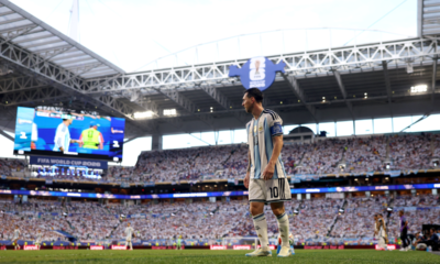 Lionel Messi frente a Cabo Verde por 16vos de final. Foto: Argentina