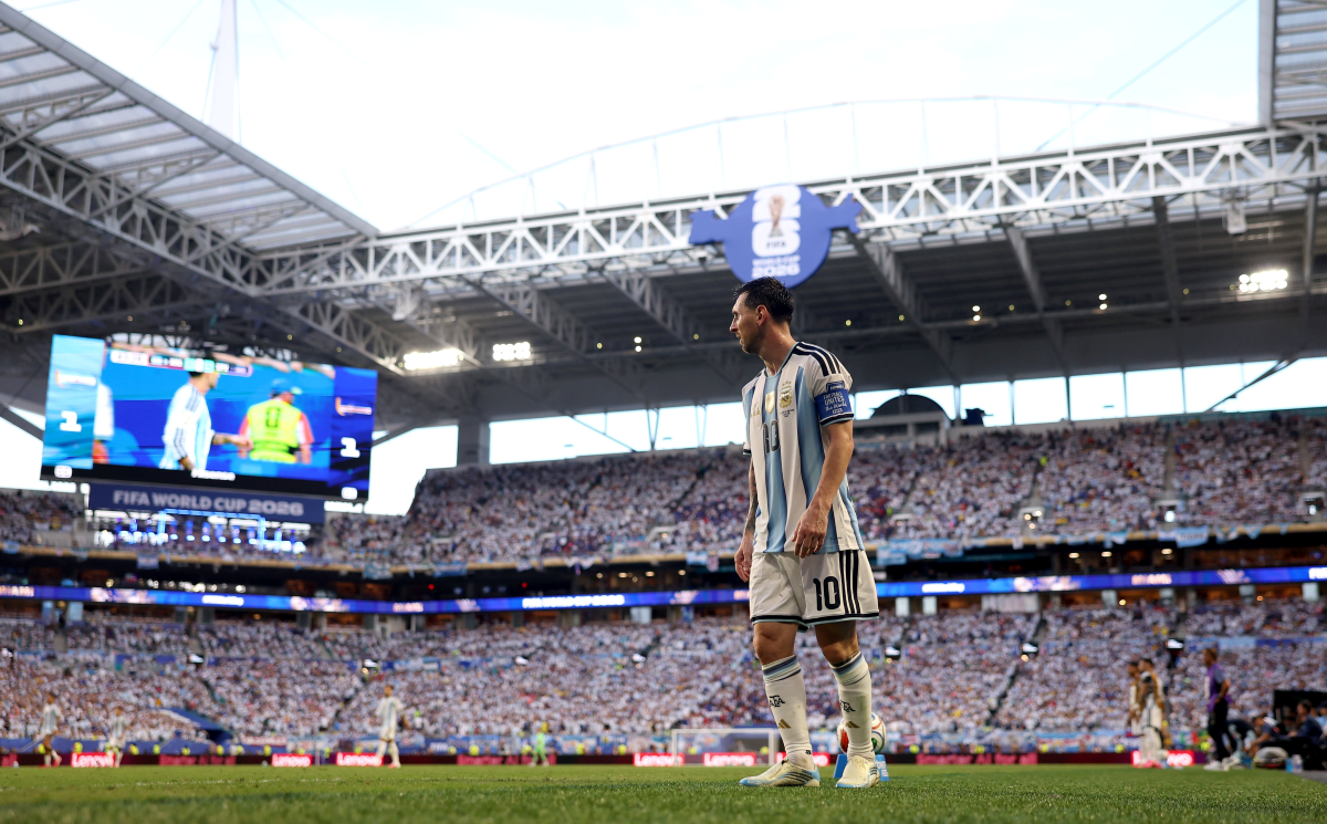 Lionel Messi frente a Cabo Verde por 16vos de final. Foto: Argentina