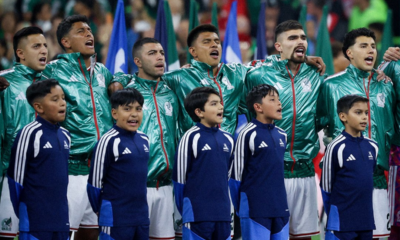 La Selección de México entonando el Himno Nacional. Foto: México