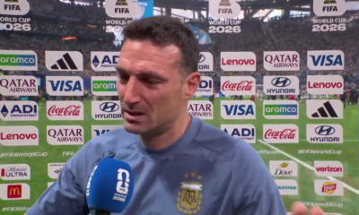 Lionel Scaloni fue entrevistado luego de la remontada frente a Egipto. Foto: Captura de pantalla de DSports