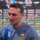 Lionel Scaloni fue entrevistado luego de la remontada frente a Egipto. Foto: Captura de pantalla de DSports