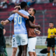 Juan Riquelme Angulo celebrando el gol marcado a Deportivo Santo Domingo. Foto: Independiente del Valle
