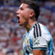Enzo Fernández celebrando su gol frente a Egipto. Foto: Argentina