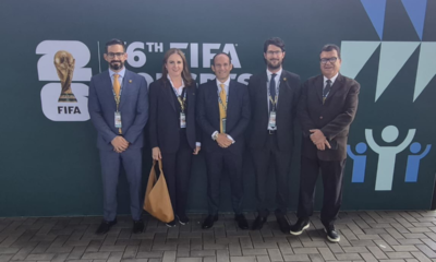 La Federación Ecuatoriana de Fútbol en el Congreso de la FIFA. Foto: FEF