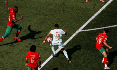 Kylian Mbappé siendo figura frente a Marruecos. Foto: Frania